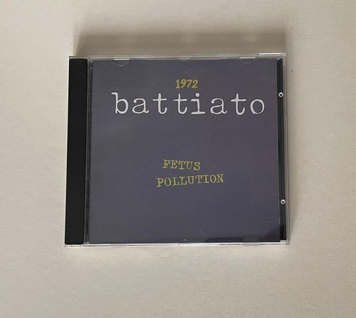 Franco battiato 1972 fetus - battiato,
