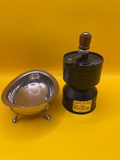 Macinino per sale Marchio Spong made UK ghisa con ciotola Silver Plate vintage