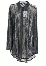 CAMICIA DONNA LUNGA IN PIZZO