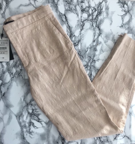 Zara women beige trousers - beige,