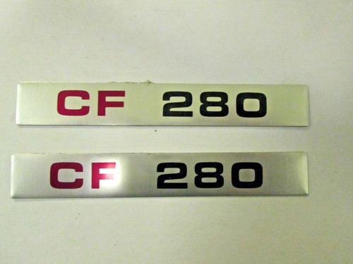Pair 280 bedford van badge - cf,
