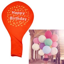 5 Palloncini Giganti In Lattice Gomma Elio Happy Birthday Colorati 100 Cm 683