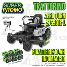 Trattorino ego a batteria zero