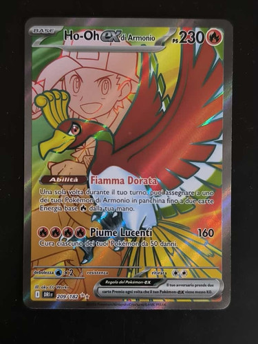 Carta pokemon ex - carta, ho-oh