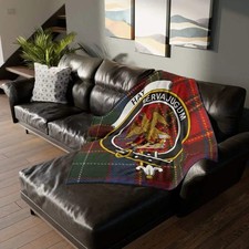 Coperta lancio tartan - , crest