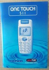 MANUALE ISTRUZIONI CELLULARE ALCATEL ONE TOUCH 511 - ORIGINALE VINTAGE - RARO