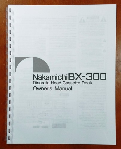Nakamichi 300 cassette deck - cassette,