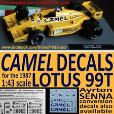 LOTUS 99T CAMMELLO 1987 +