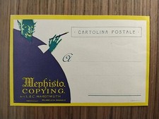 cartolina pubblicitaria MILANO MEPHISTO COPYING HARDTMUTH 
