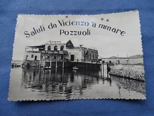 POZZUOLI-CAPPUCCINI-ANTICA CARTOLINA PUBBLICITA' RISTORANTE "VICIENZO 'A MMARE"