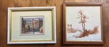Quadretti, quadri, disegni, arredo, casa da muro, lotto due pezzi