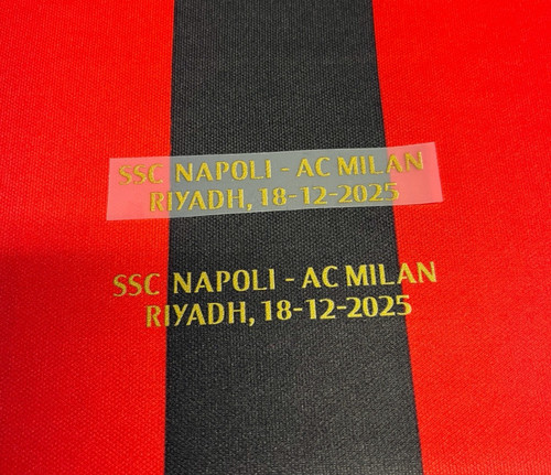 Toppa patch milan napoli - patch,