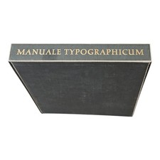 Manuale Typographicum Hermann PTO 1954 edizione limitata 1000 ex. Cassettiera tipografia 