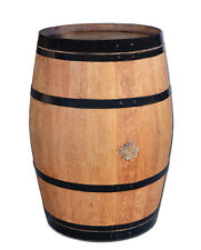 Botte in legno, botte, tavolo alto, botte in rovere, botte per vino, barrique 225 L molata oliata