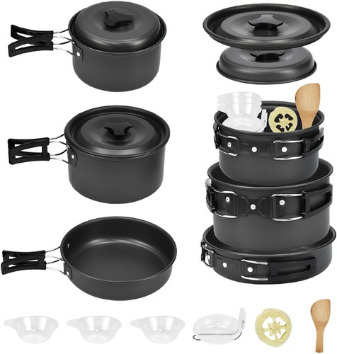 Set stoviglie campeggio - set,