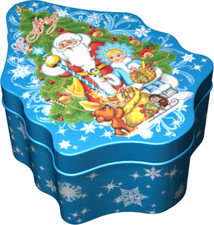 Scatola regalo natalizia