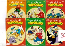 TOPOLINO ALBI  6 FUMETTI