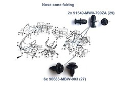 13x Honda CBR900RR 2002-2003
