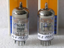 Tubo ECC81 Siemens Monaco ≠ Coppia Röhre