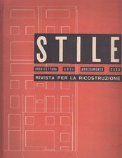 STILE architettura arti casa arredamento rivista n.39 milano 1944 GIO PONTI