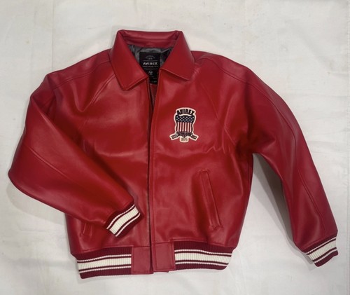 Giacca pelle uomo avirex - pelle,