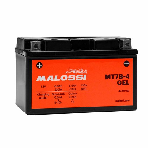 Batteria gel malossi - malossi, yt7b-4