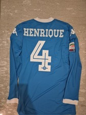 maglia ssc napoli 2015 2016 henrique 4 kappa match worn issued