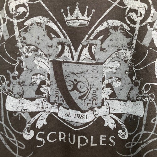 Scruples black graphic shirt - scruples,
