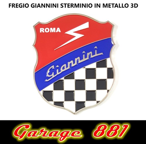 Giannini fregio metallo - in,