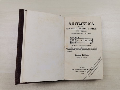 Eugenio bruzzese aritmetica - eugenio, "aritmetica