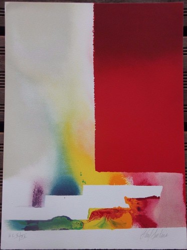 Paul jenkins lithographie - jenkins,