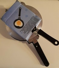 Lotto 2 padelle padella pancake chiudibile padellino uovo frittate crepes