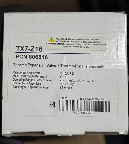 Emerson tx7 z16 pcn 806816 - emerson, pcn: