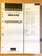 Sansui d101 amplificatore - au-d101,