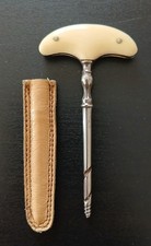 Antico Attrezzo Ebanista cavatappi Ancien Tire Bouchon Parfum Antique  Corkscrew