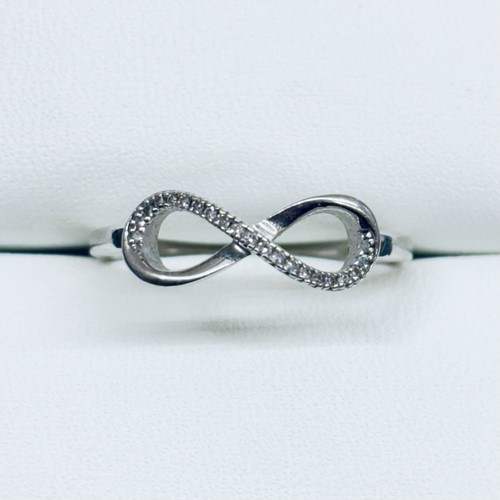 Anello oro bianco - 10, kt