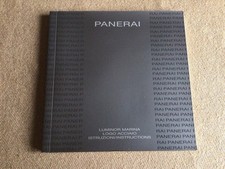 Libretto Booklet Panerai
