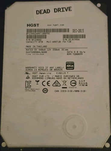 Hgst huh728080aln600 8tb - huh728080aln600,