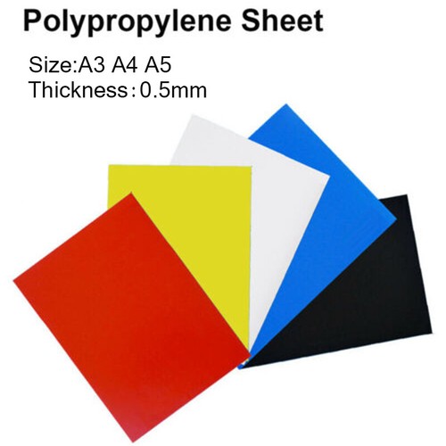 Foglio plastica polipropilene