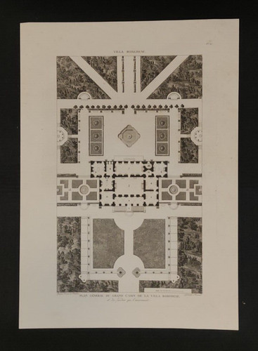 Pianta casino villa borghese - pianta,