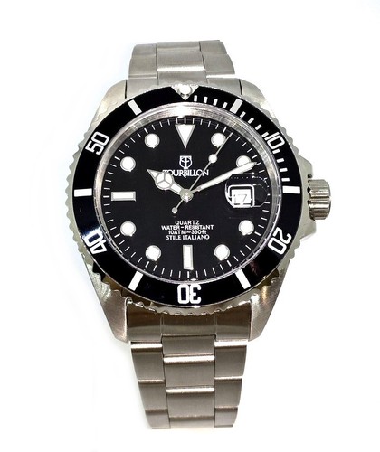 Orologio acciaio uomo sub - orologio,