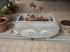 CARROZZINA VINTAGE SCOCCA IN ALLUMINIO MANCANTE di MANUBRIO e CAPPOTTINA