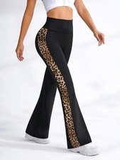 Leopard Print Leggings Women's