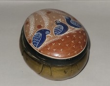 Tonala Trinket Box with Brass