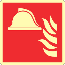 M-ITALY CARTELLO LUMINESCENTE QUADRATO - ATTREZZATURE ANTINCENDIO - Segnale