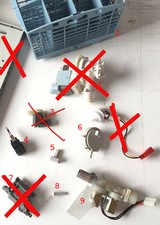 Lavastoviglie incasso Ariston Elixia LI 670 DUO - parti di ricambio