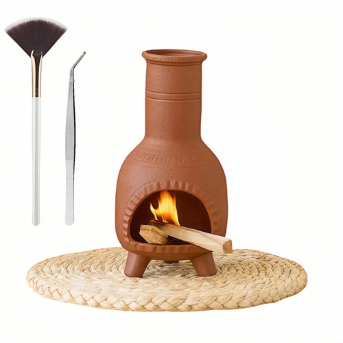 Porta palo santo terracotta - santo,