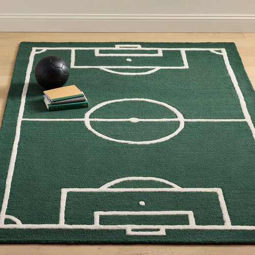Tappeto calcio lana - tappeto, da