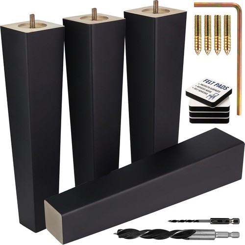 Set gambe quadrate nere per - 4,