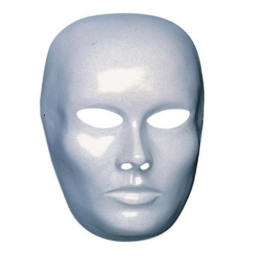 Maschera viso medio - maschera, bianco